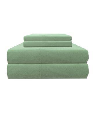 Micro Flannel Solid 3-pc Sheet Set, Twin