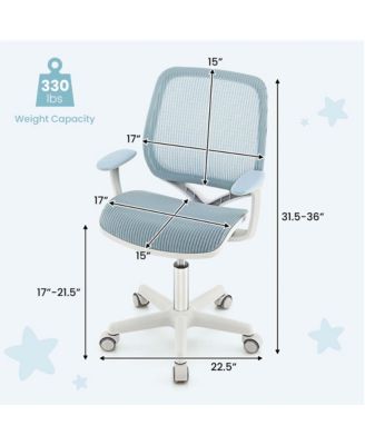 Kids Desk Chair Swivel Mesh Children Computer Chair with Adjustable Height