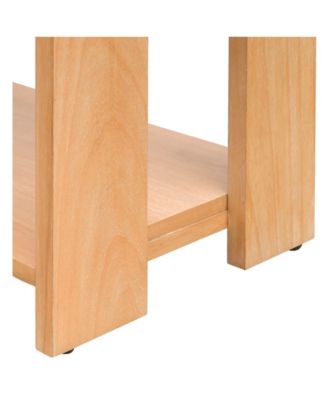 26" Wide Jameson Modern One Drawer Waterfall Nightstand