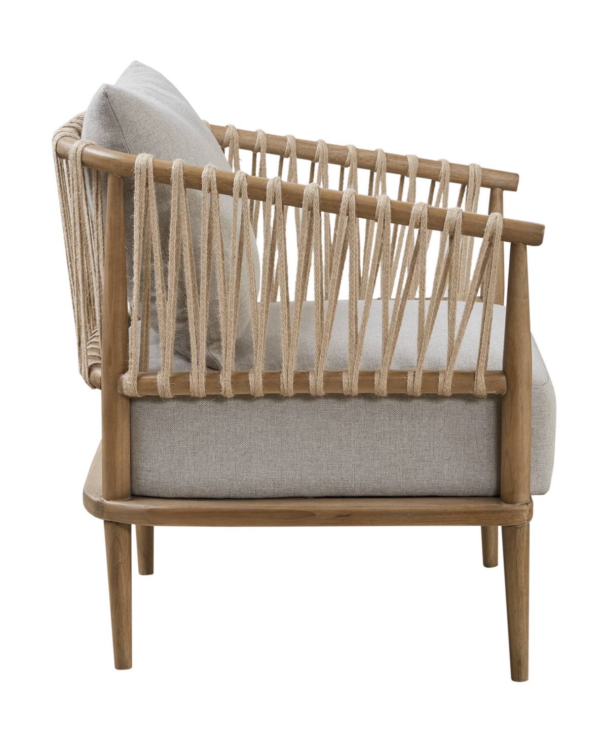Madison Park Odessa Accent Arm Chair In Natural