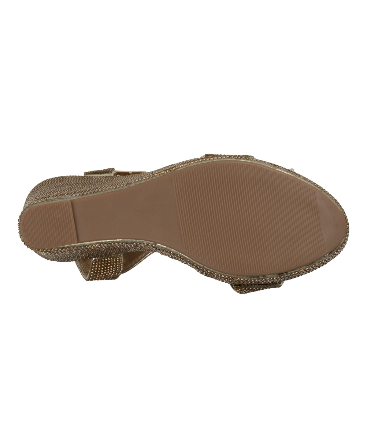 Gc Shoes Women's Betty Embellished Wedge Slingback Wedge Sandals