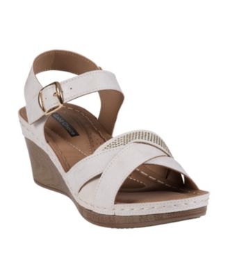 Women's Monaco Crisscross Wedge Sandals