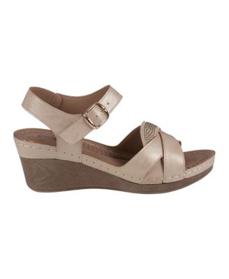 Women's Monaco Crisscross Wedge Sandals