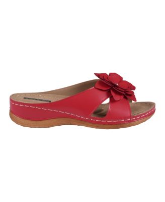 Women's Joy Flower Rosette Comfort Sandals