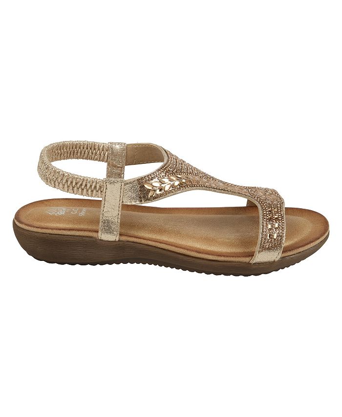 GC 25s flat sandals burgundy patent leather
