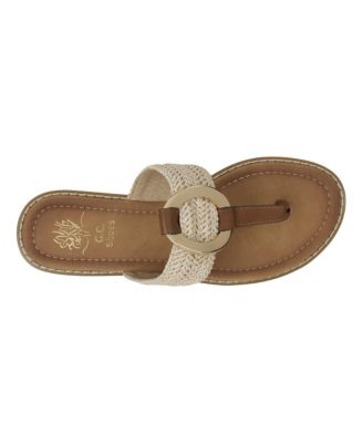 Women's Jovie Woven Thong Flat Sandals