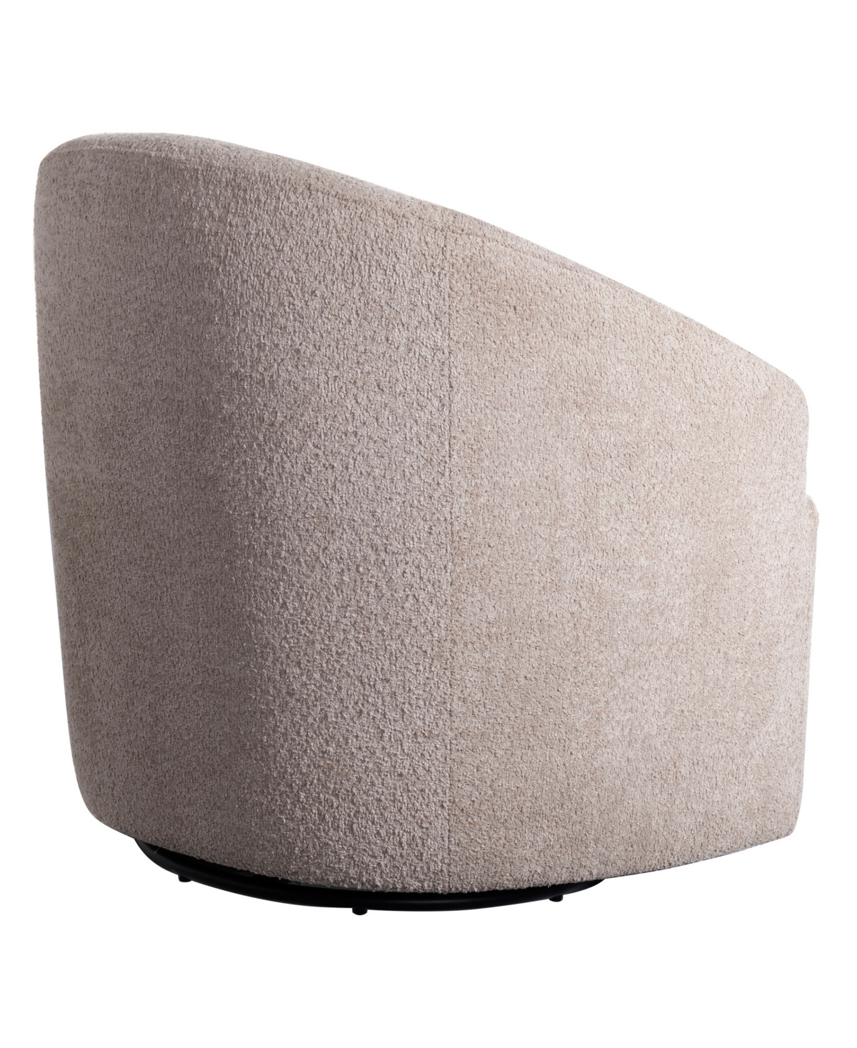 Shop Ink+ivy Bonn Upholstered 360â° Swivel Chair In Beige