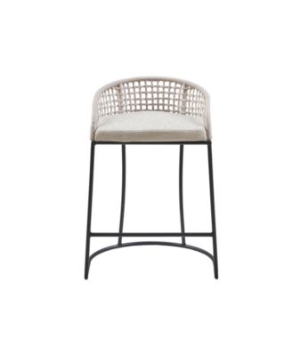 Hermosa 21.5" Wide Woven Counter Stool