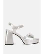 Silver sandals at macy's outlet
