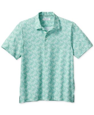 Tommy Bahama - Men's Bahama Coast Parrot Paradise IslandZone&reg; Moisture-Wicking Printed Polo Shirt