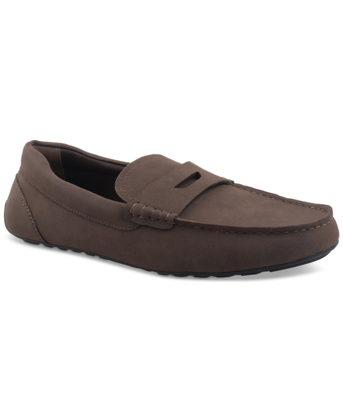 Alfani Men's Marco Slip-on Penny Drivers, Created For Macy's In Brown