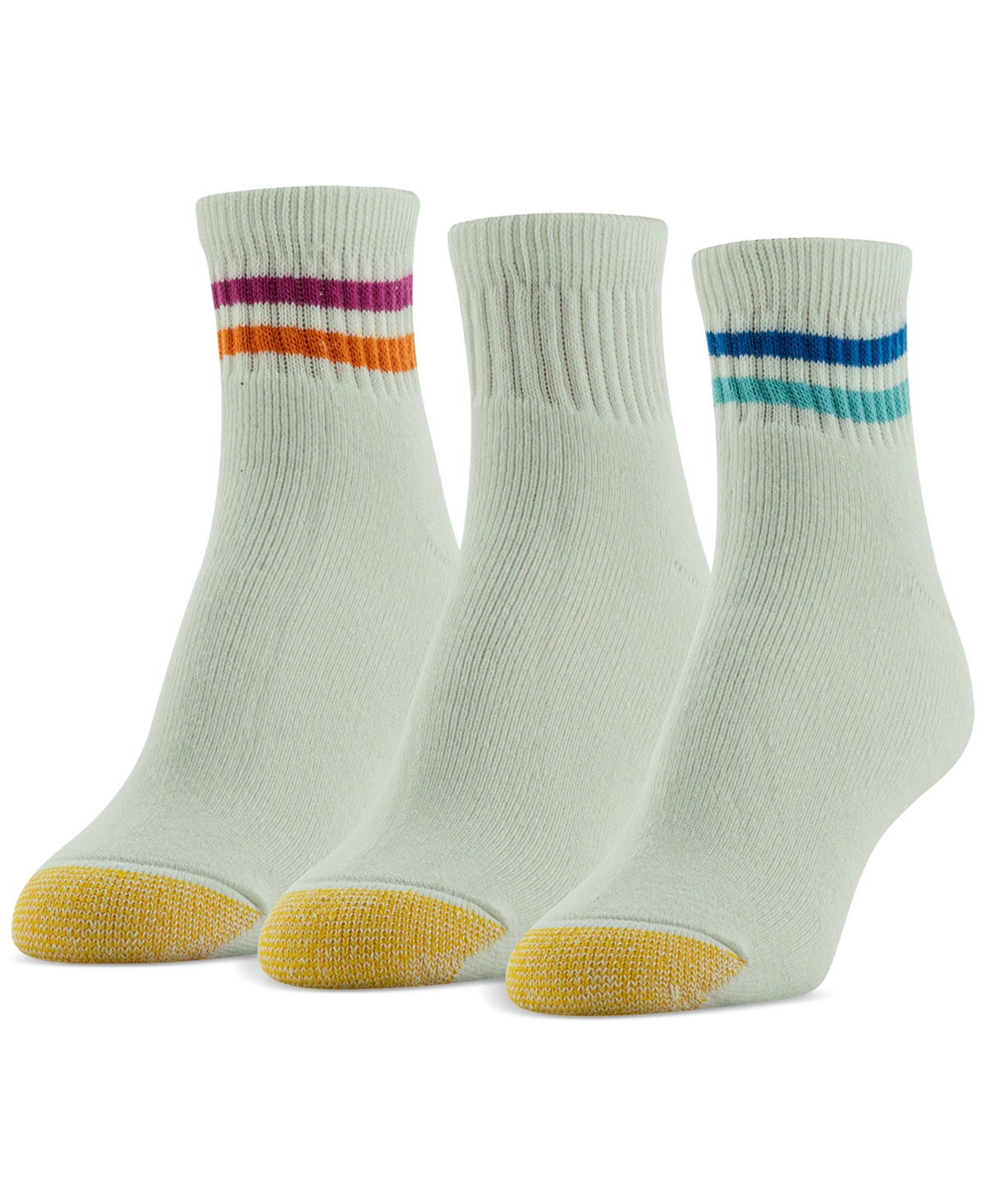 Shop Gold Toe Women's 3-pk. Athletic Ultra Tech Quarter Socks In Asst.