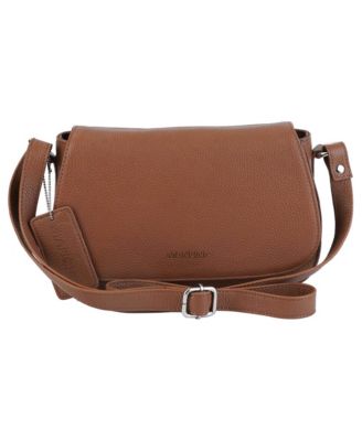Pebbled Isabella Leather Crossbody Handbag