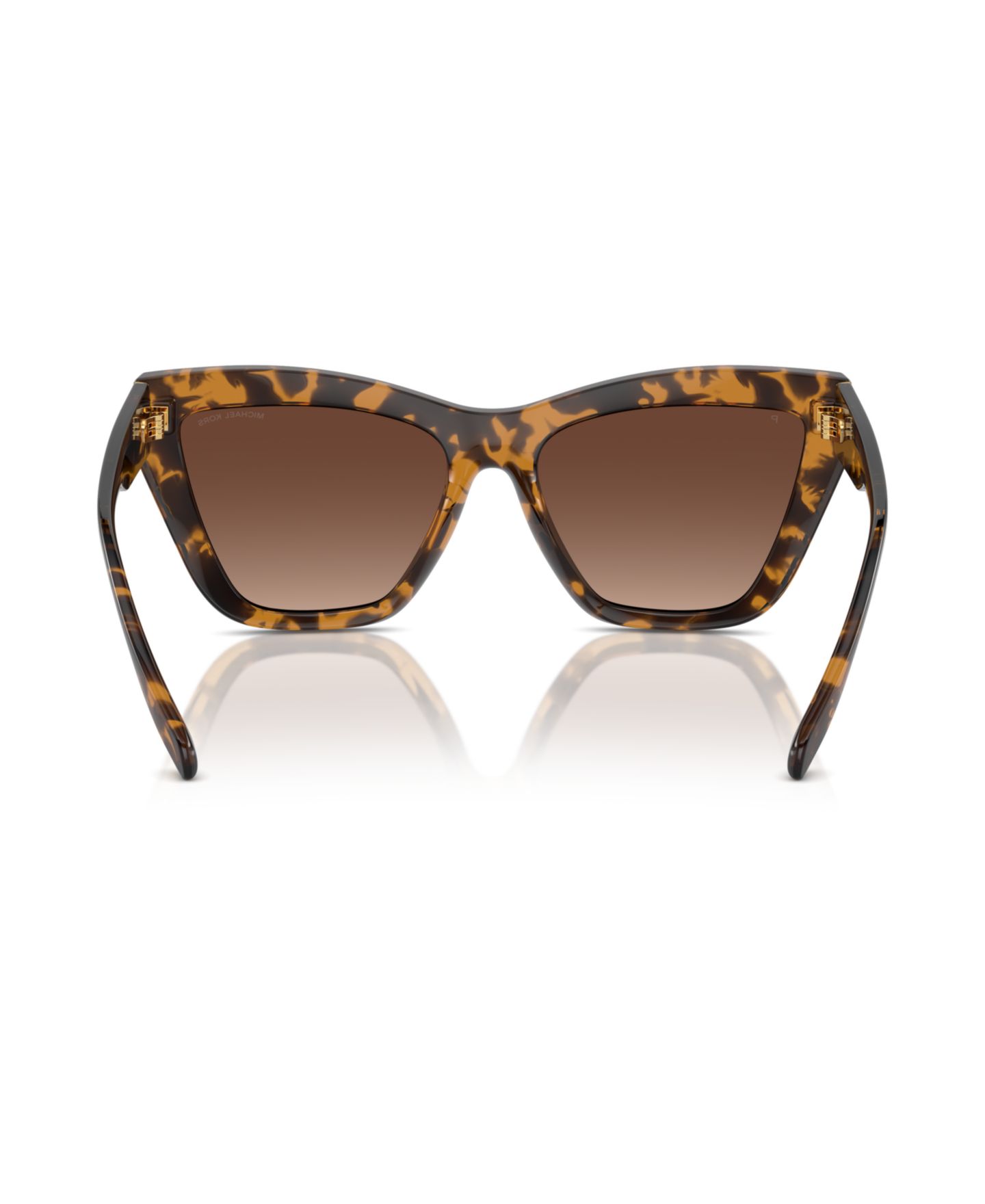 Женские солнцезащитные очки Michael Kors Polarized Sunglasses, Dubai Mk2211U, цвет: Тёмный черепаховый — фото 2