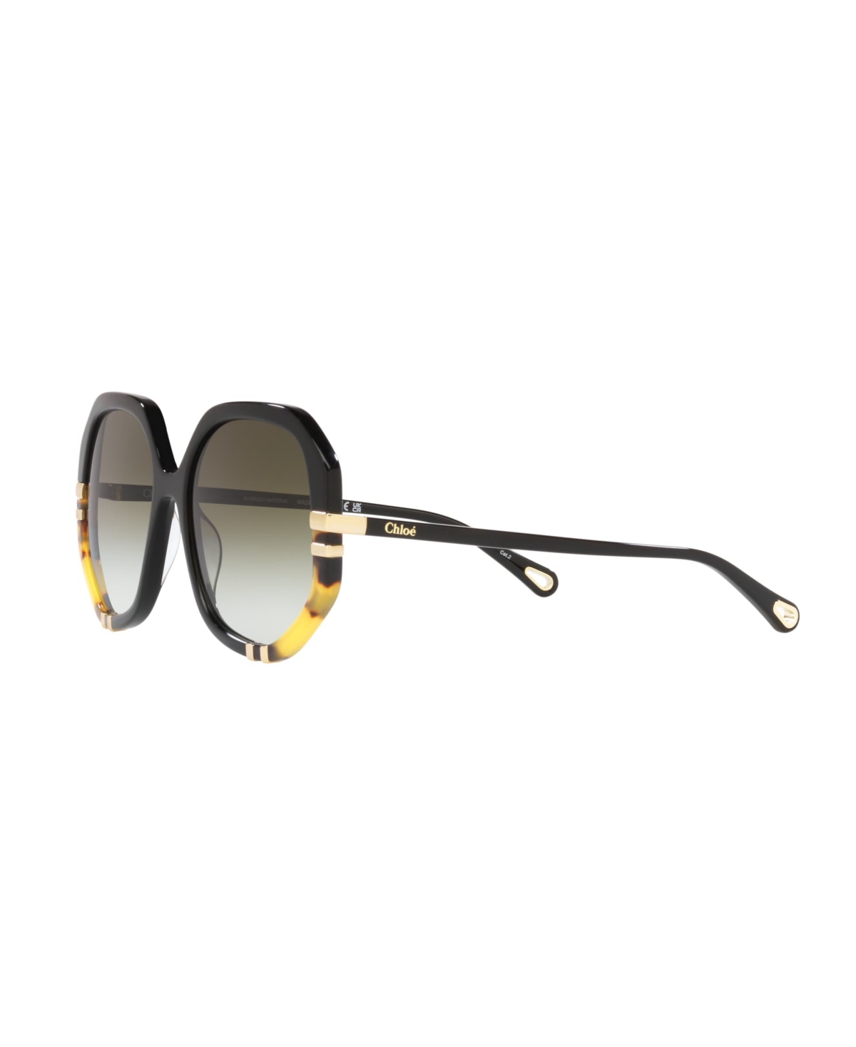 Shop Chloé Women's Sunglasses, Ch0105s In Black