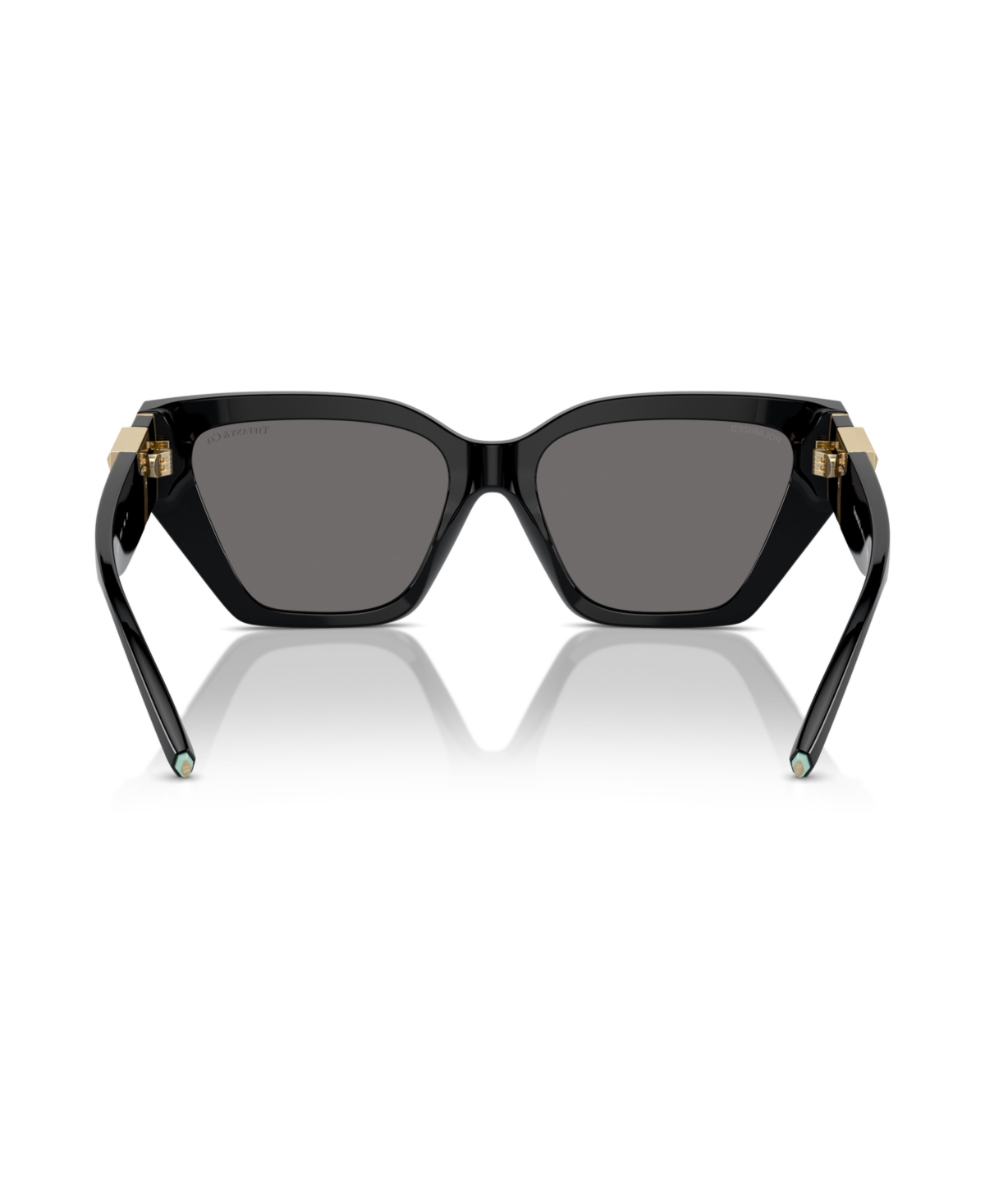 Shop Tiffany & Co Women's Polarized Sunglasses, Tf4218 In Black