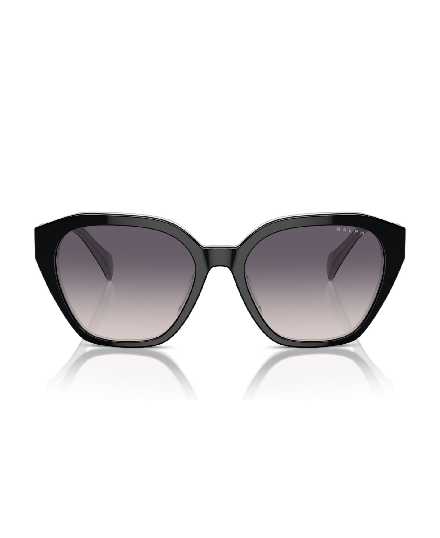 Женские солнцезащитные очки Ralph by Ralph Lauren Sunglasses, Ra5315U, цвет: Блестящий чёрный серый — фото 5