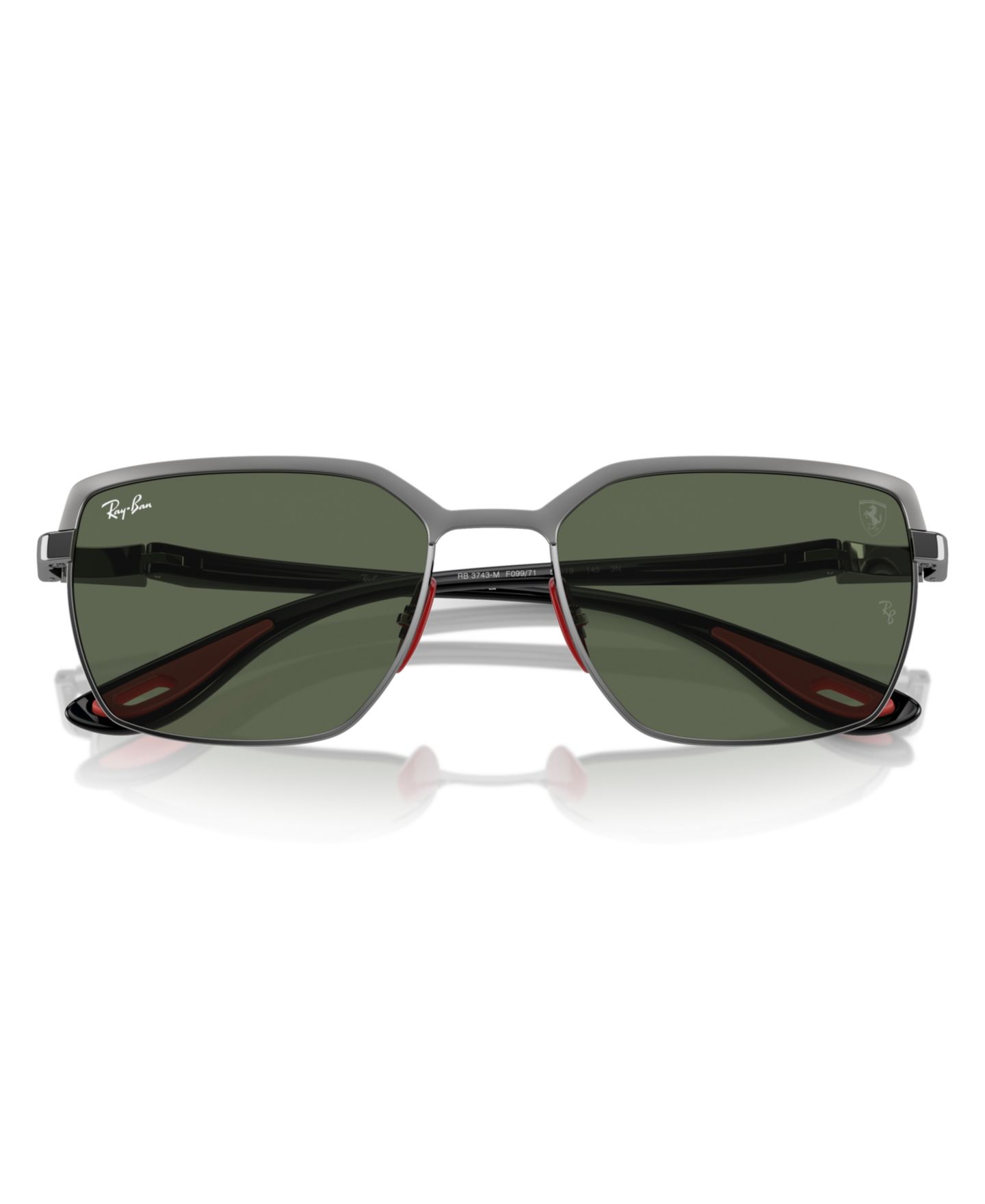 Солнцезащитные очки Ray-Ban Unisex, Rb3743M, цвет: Тёмный зелёный — фото 2