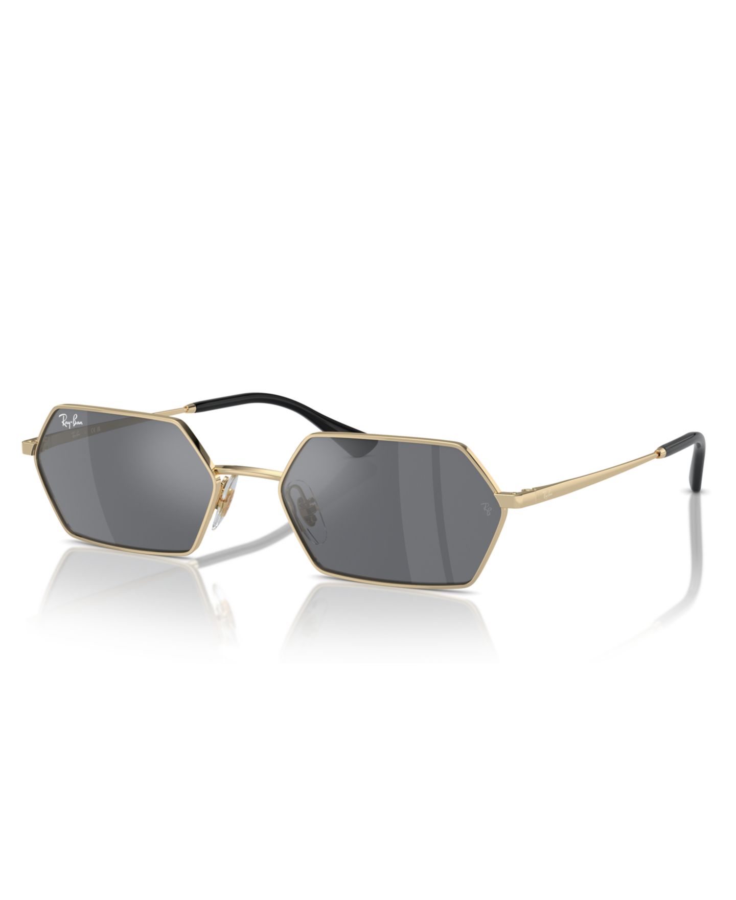 Солнцезащитные очки Ray-Ban Unisex Sunglasses, Yeva RB3728, цвет: Светлый золотой — фото 1