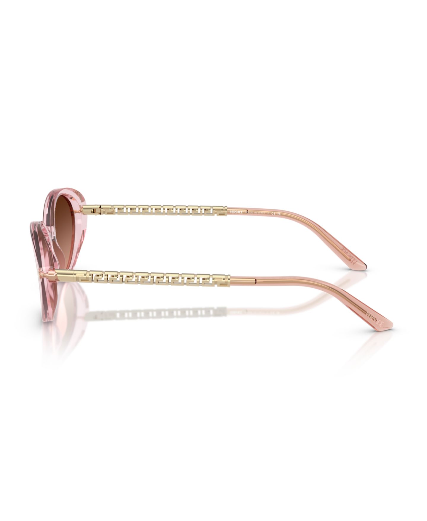 Женские солнцезащитные очки Versace Sunglasses, Ve4469, цвет: Розовый прозрачный — фото 4