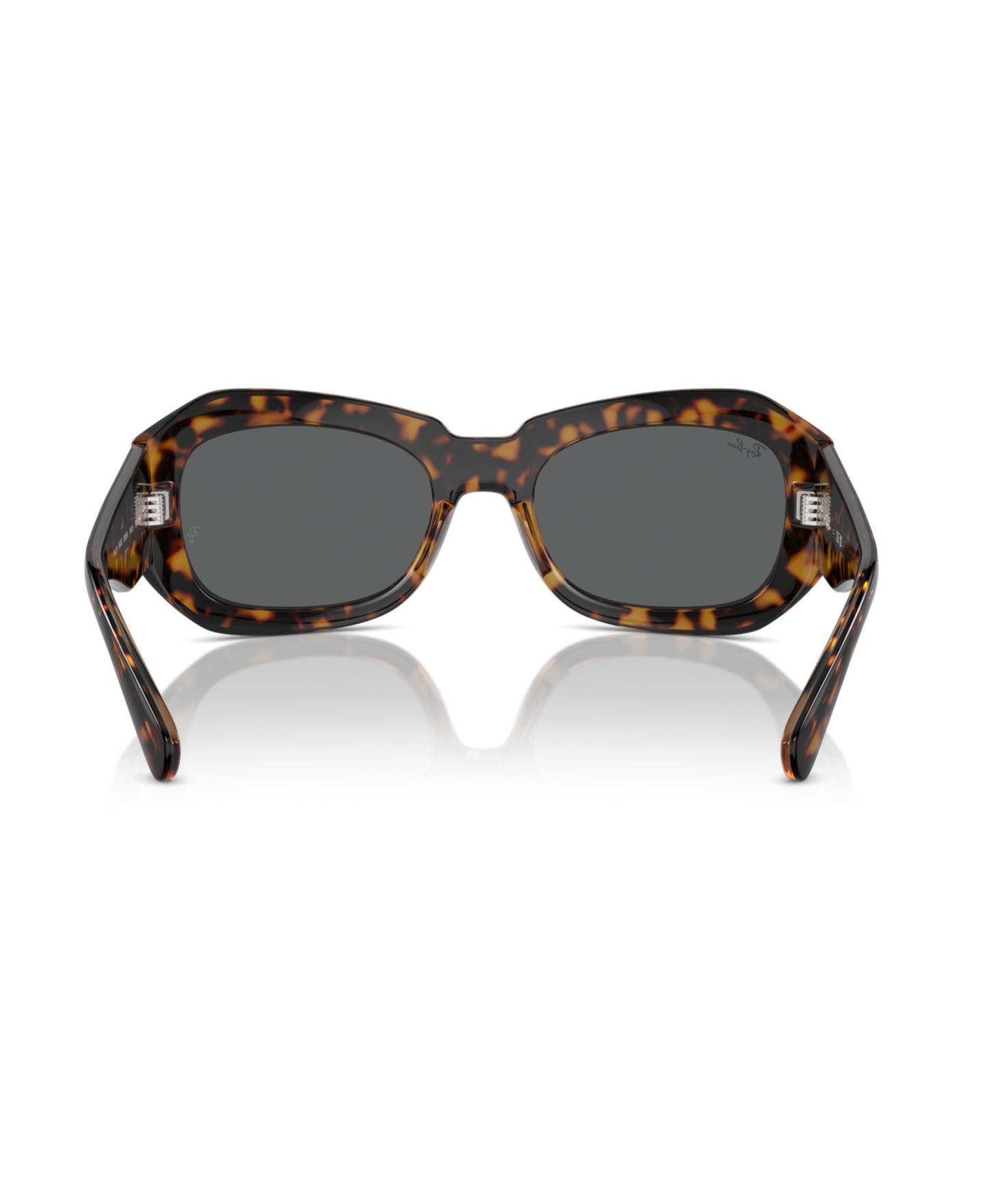 Солнцезащитные очки Ray-Ban Unisex, Beate Rb2212, цвет: Гавана прозрачный коричневый — фото 4