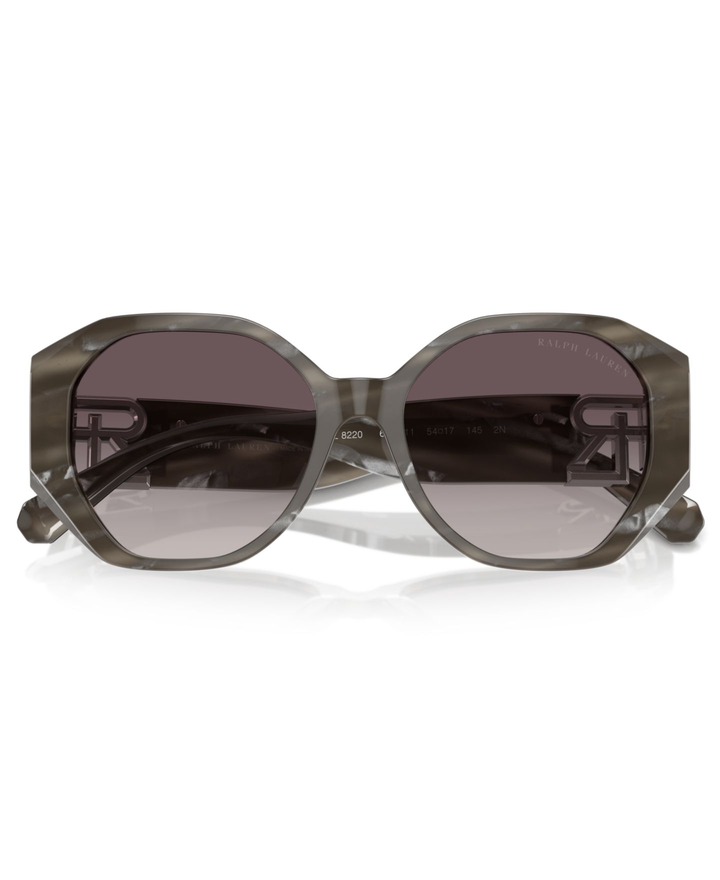 Женские солнцезащитные очки Ralph Lauren Sunglasses, The Juliette Rl8220, цвет: Чёрный — фото 5