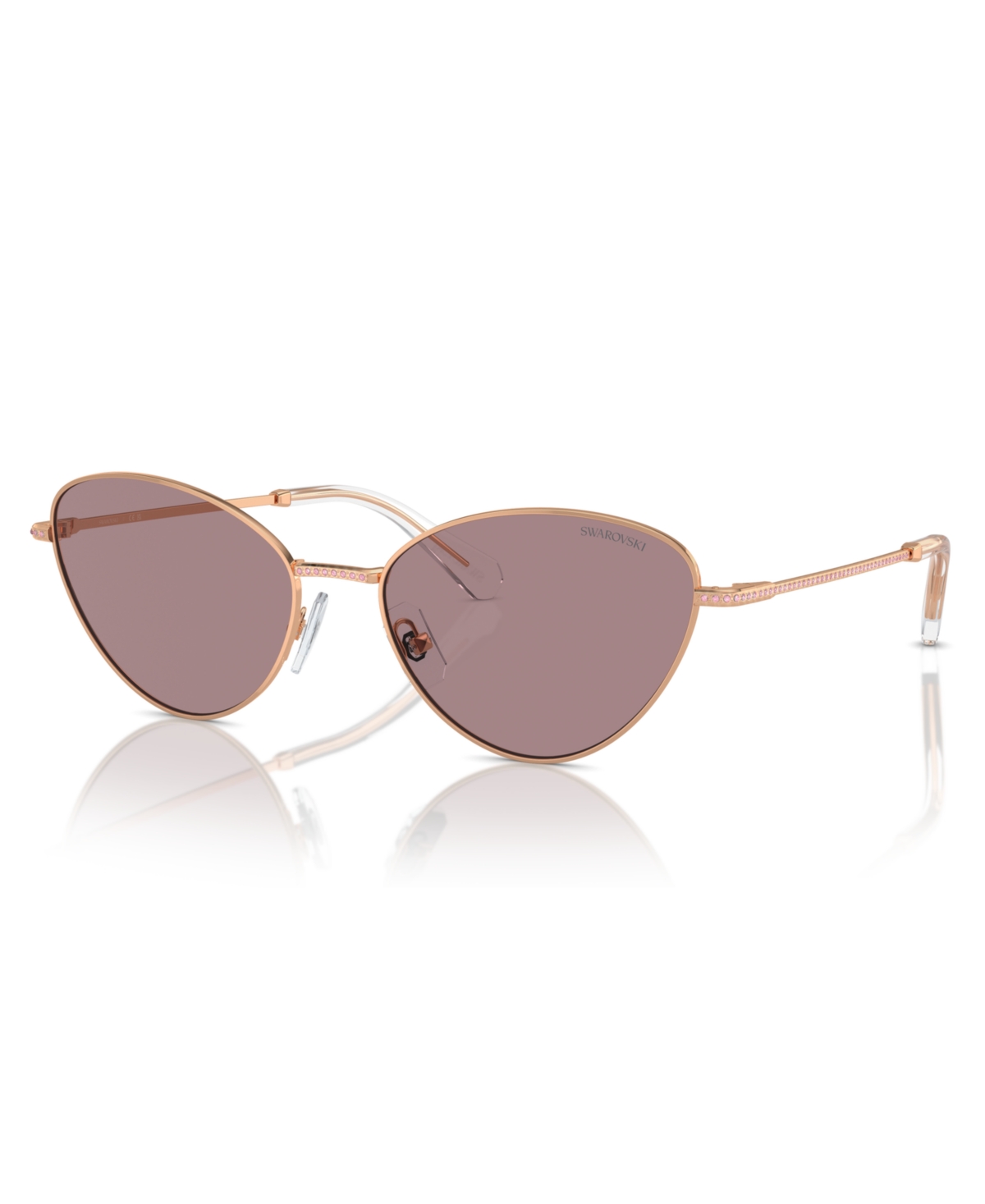 Shop Swarovski Women's Sunglasses, Sk7014 In Rose Gold