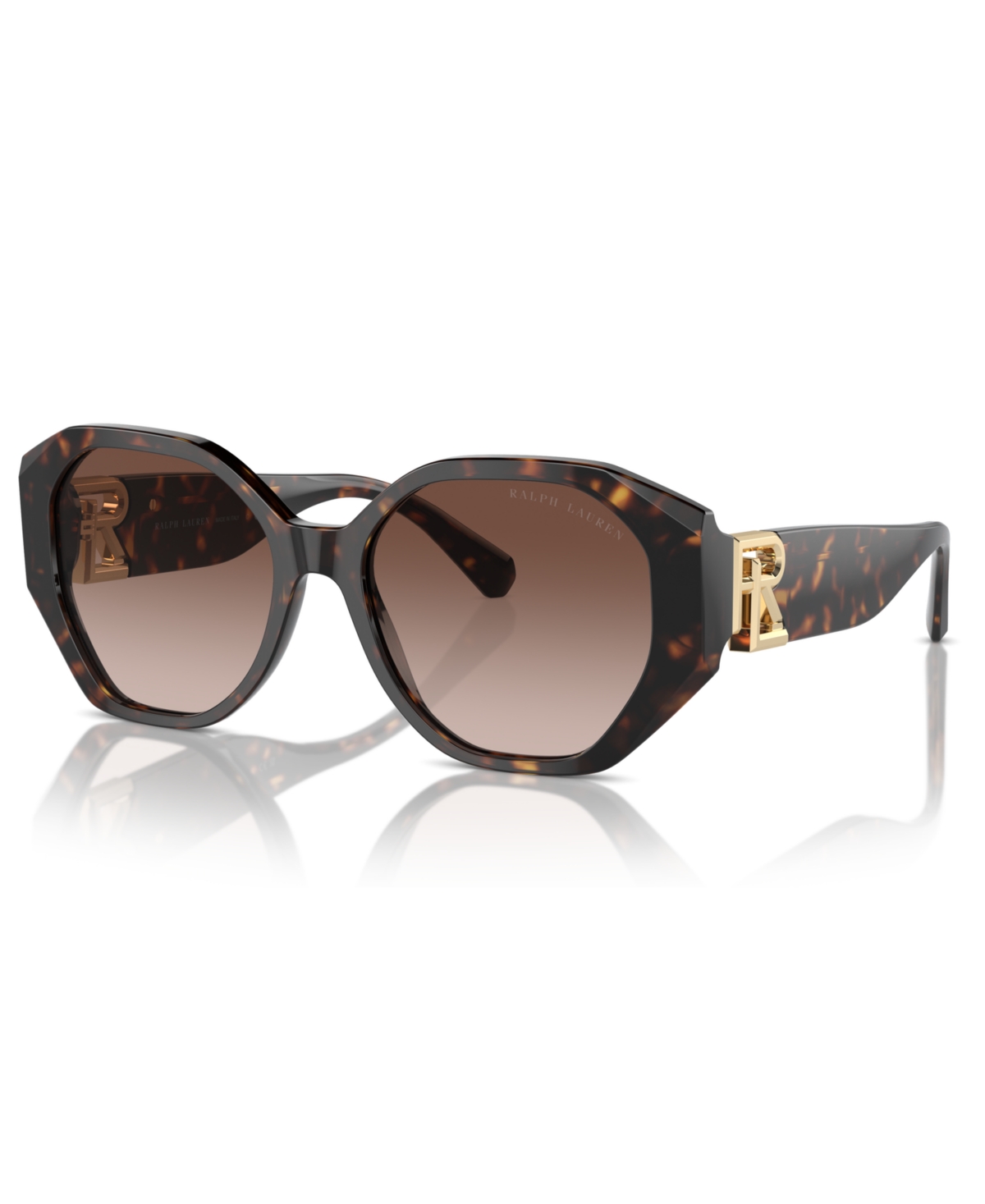 Shop Ralph Lauren Women's Sunglasses, The Juliette Rl8220 In Dark Havana