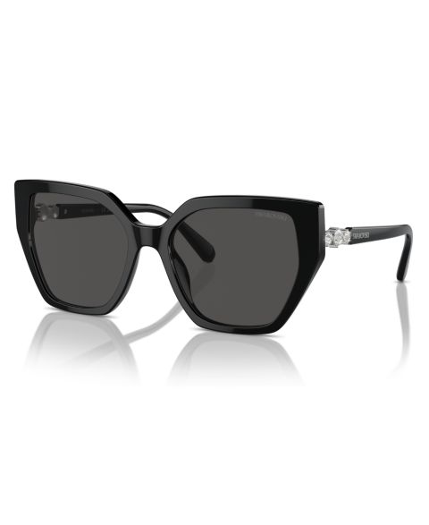 Женские солнцезащитные очки Swarovski Sunglasses, Sk6016, цвет: Чёрный