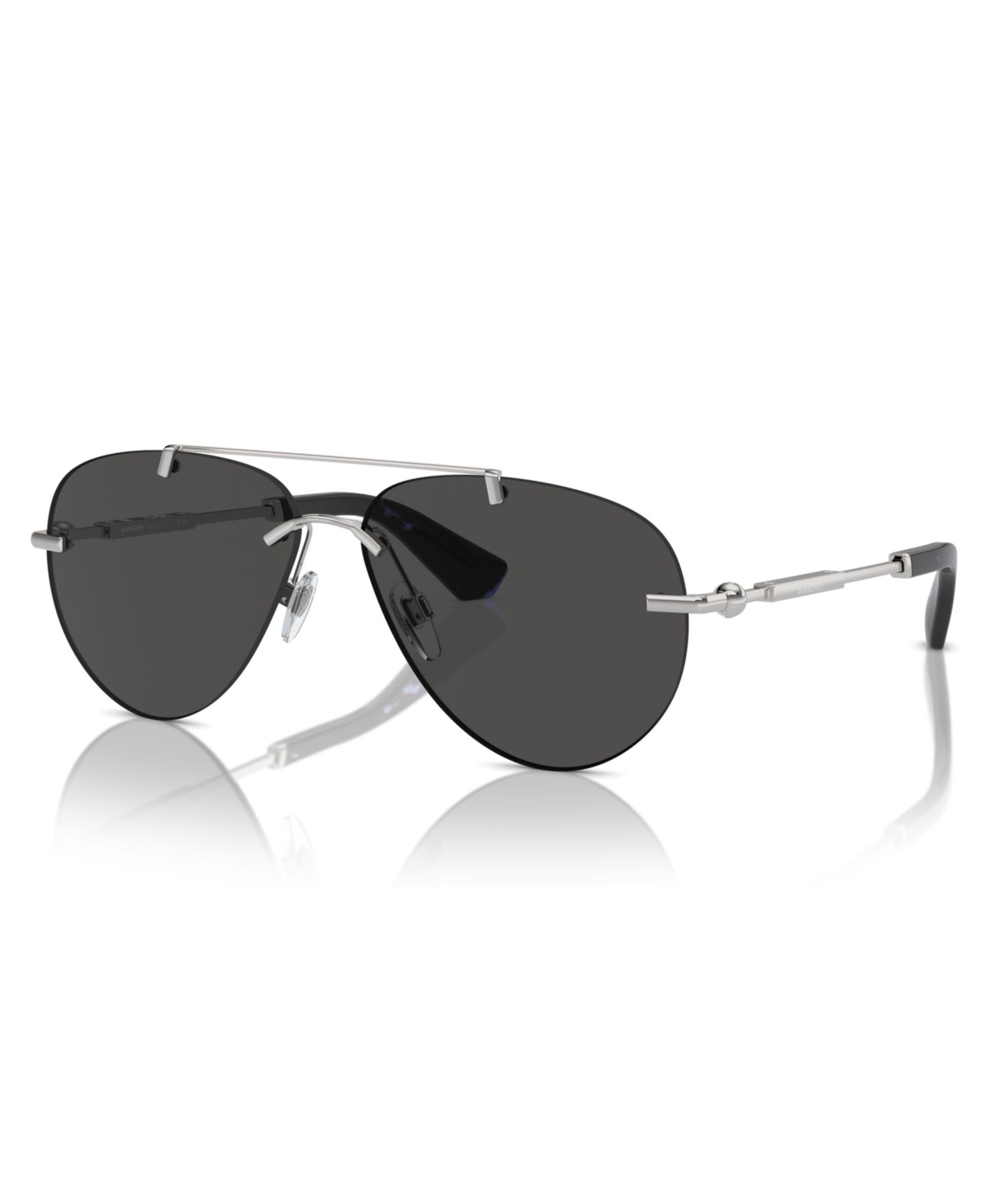 Женские солнцезащитные очки Burberry Sunglasses, Be3151, цвет: Серебряный — фото 1