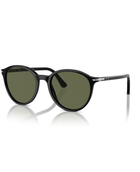Солнцезащитные очки Persol Unisex Polarized, Po3350S, цвет: Чёрный