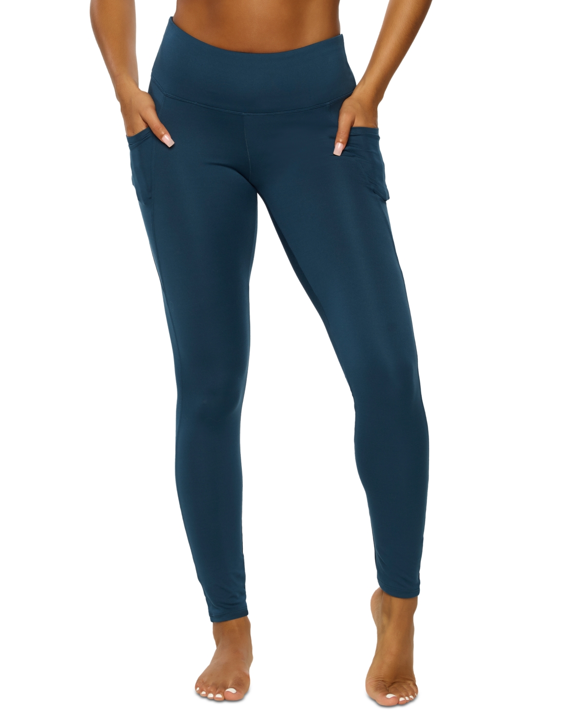 Felina Essentials Soft Suede Mid-Rise Legging