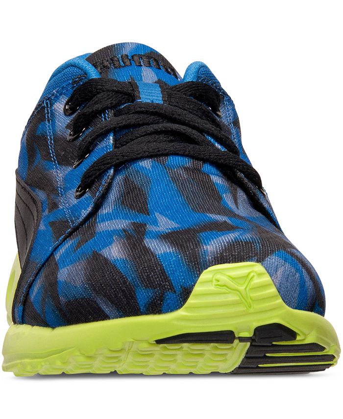 Puma Mens Carson Runner Geo Camo Print Casual Sneakers From Finish Line Macys 