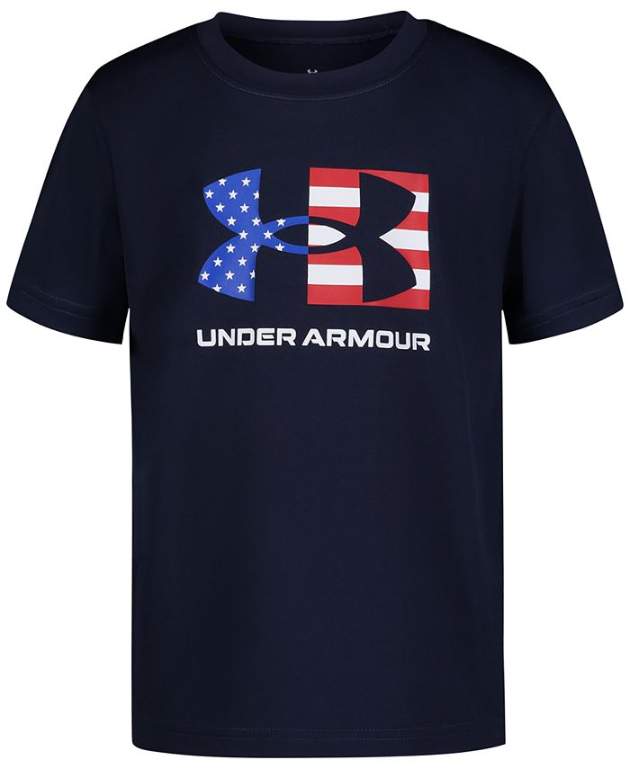 Under Armour Little Boys UA Freedom Flag Graphic T-Shirt - Macy's