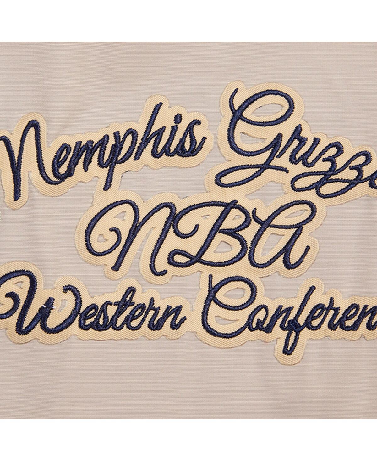 Men's Pro StandardMemphis Grizzlies Hybrid Full-Zip Hoodie - Khaki