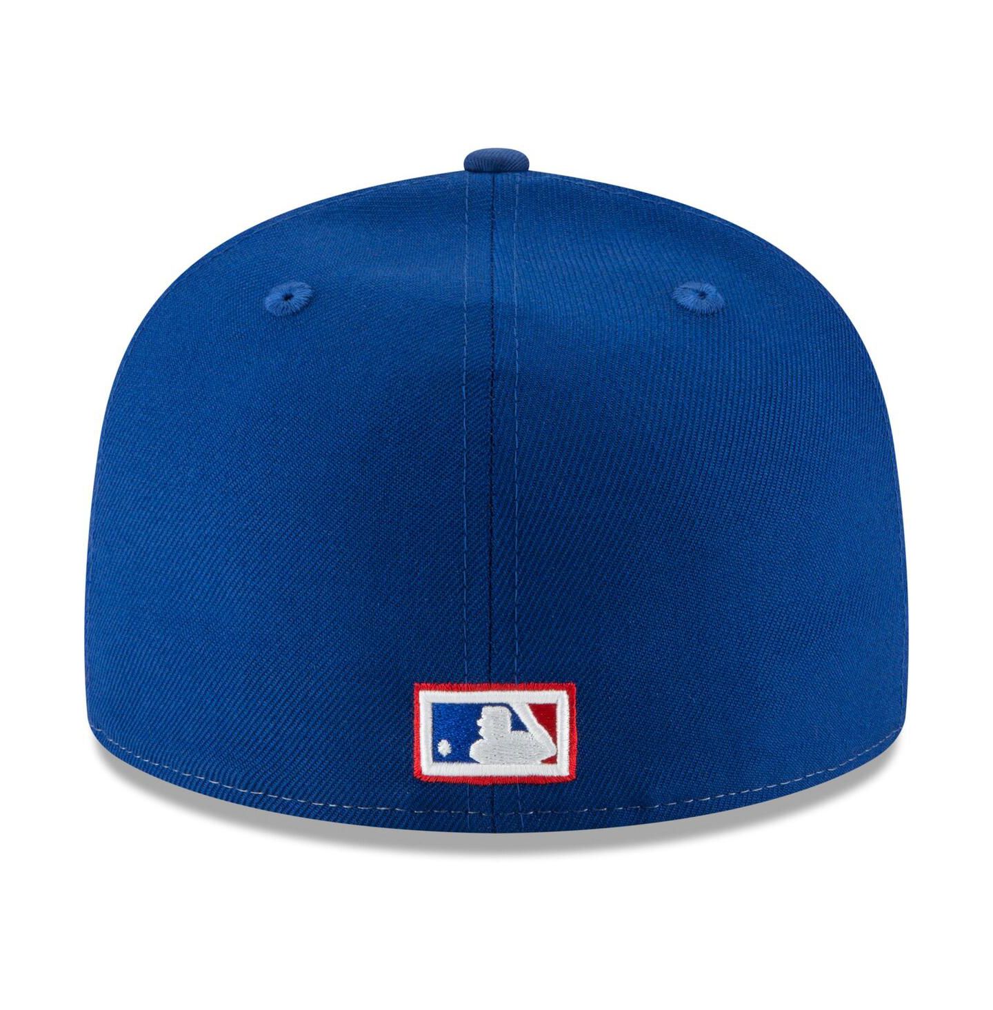 Мужская кепка New Era White Montreal Expos Cooperstown Collection Wool 59FIFTY Fitted Hat — фото 2