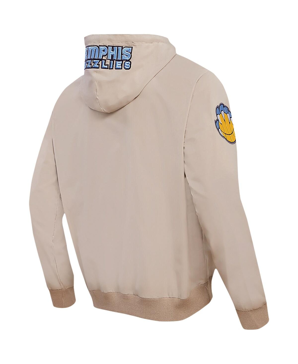 Men's Pro StandardMemphis Grizzlies Hybrid Full-Zip Hoodie - Khaki