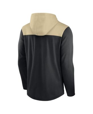 Men's Black New Orleans Saints Fan Gear Pullover Hoodie