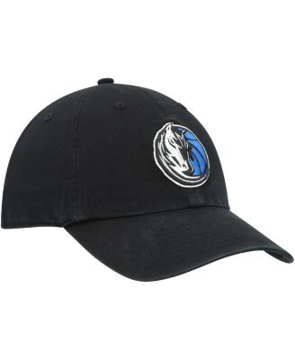 Men's Black Dallas Mavericks Team Logo Clean Up Adjustable Hat