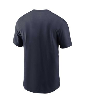Men's Navy Chicago Bears Lockup Essential T-shirt