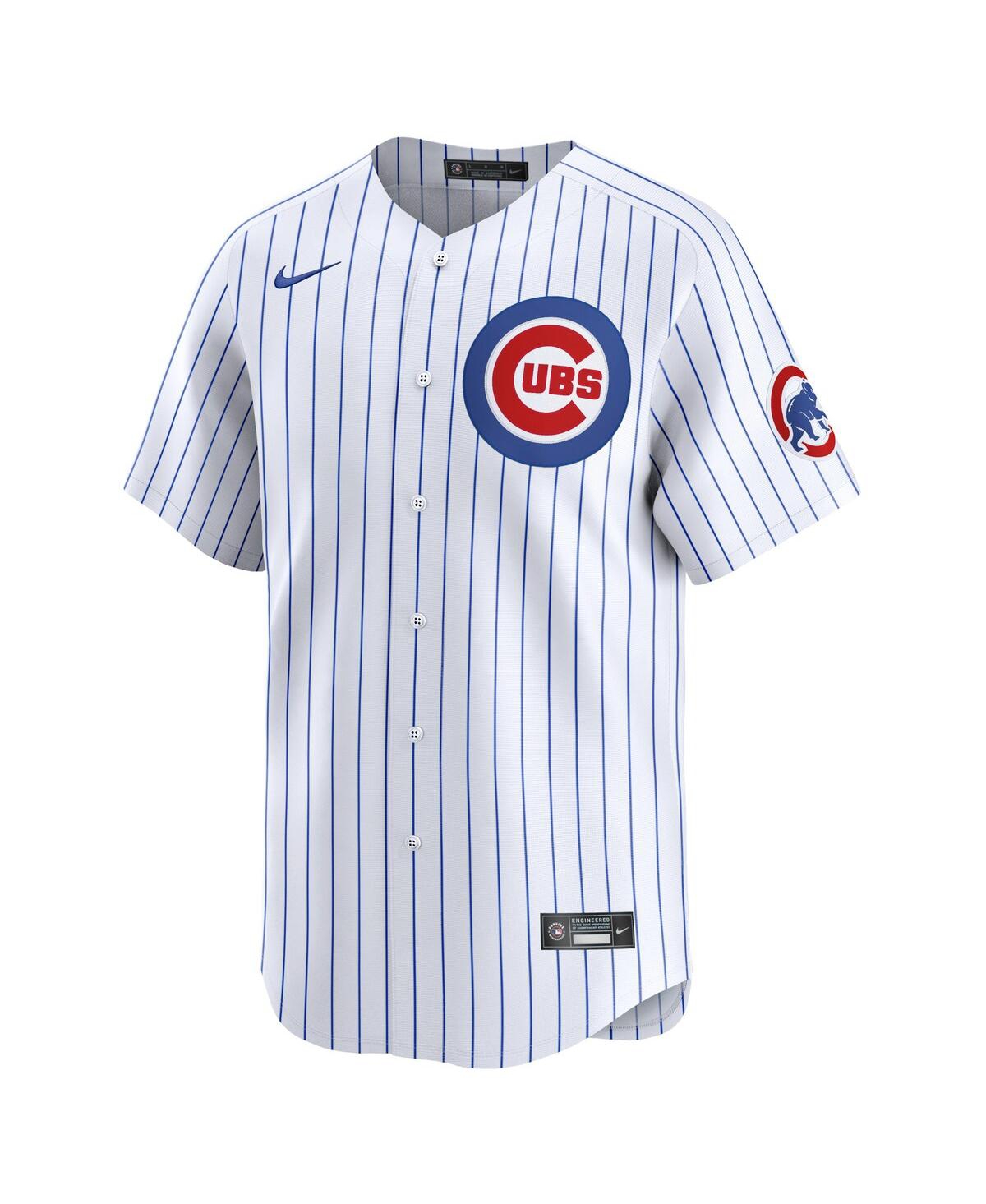Men's Nike Dansby SwansonChicago Cubs Home Limited Player Jersey - White