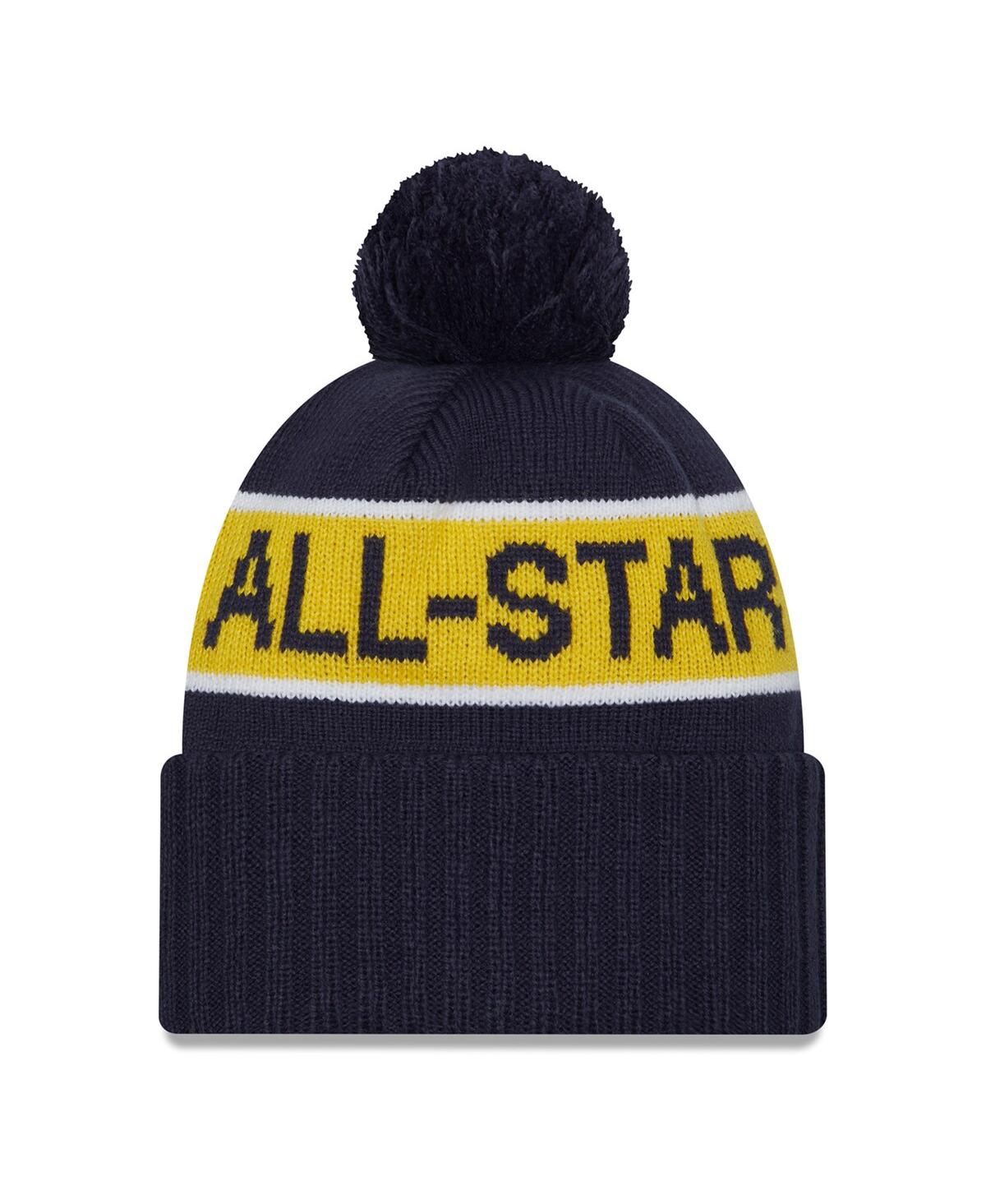 Men's New Era2024 Nba All-Star Game Cuffed Pom Knit Hat - Navy