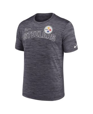 Men's Black Pittsburgh Steelers Velocity Arch Performance T-shirt