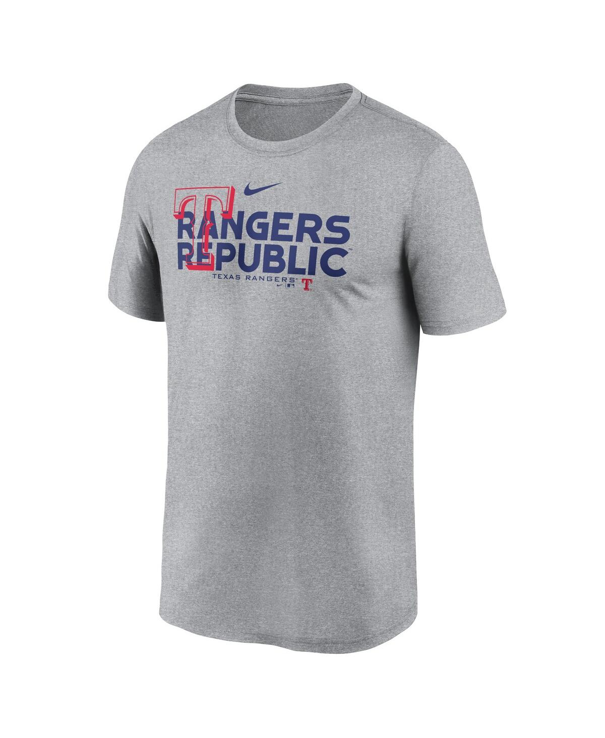 Nike Heathered Charcoal Texas Rangers Local Rep Legend Performance T-shirt In Heathered Charcoal