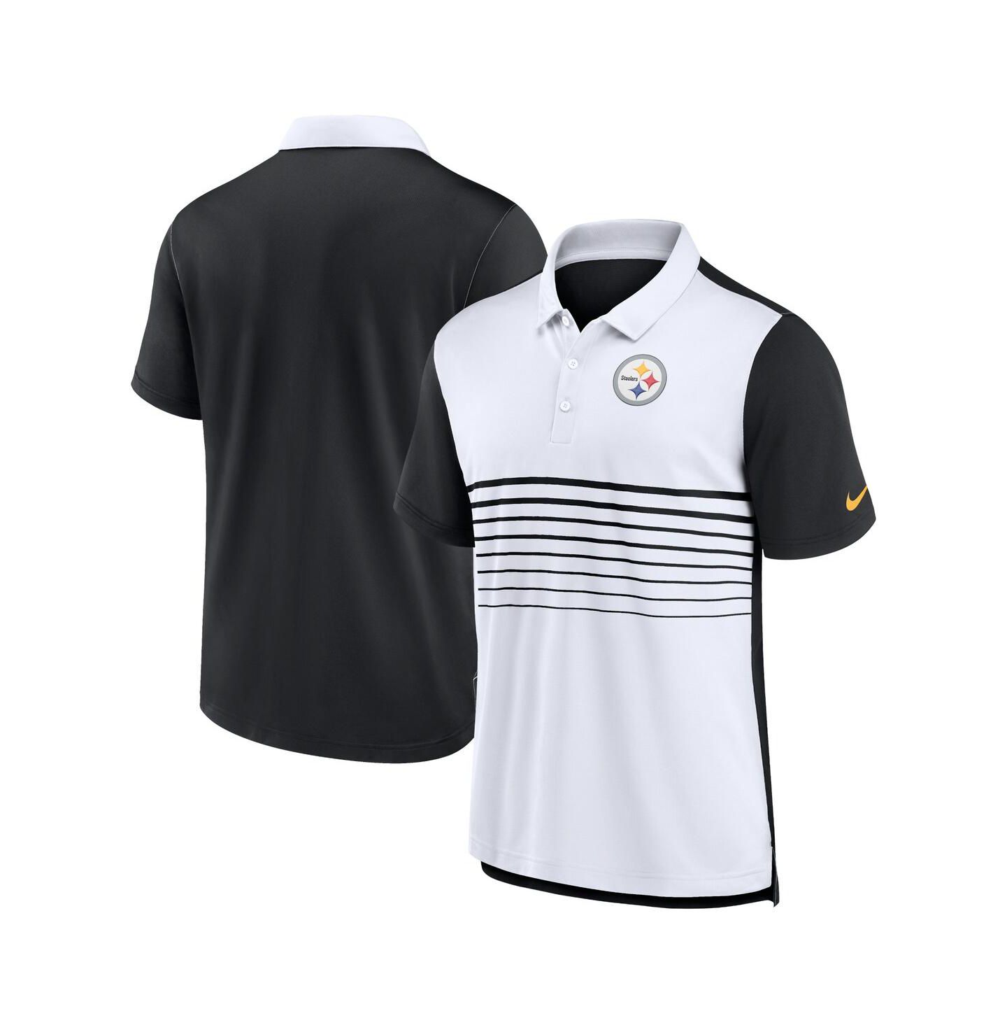 Мужское поло Nike Pittsburgh Steelers Fashion Performance, Black, White — фото 1