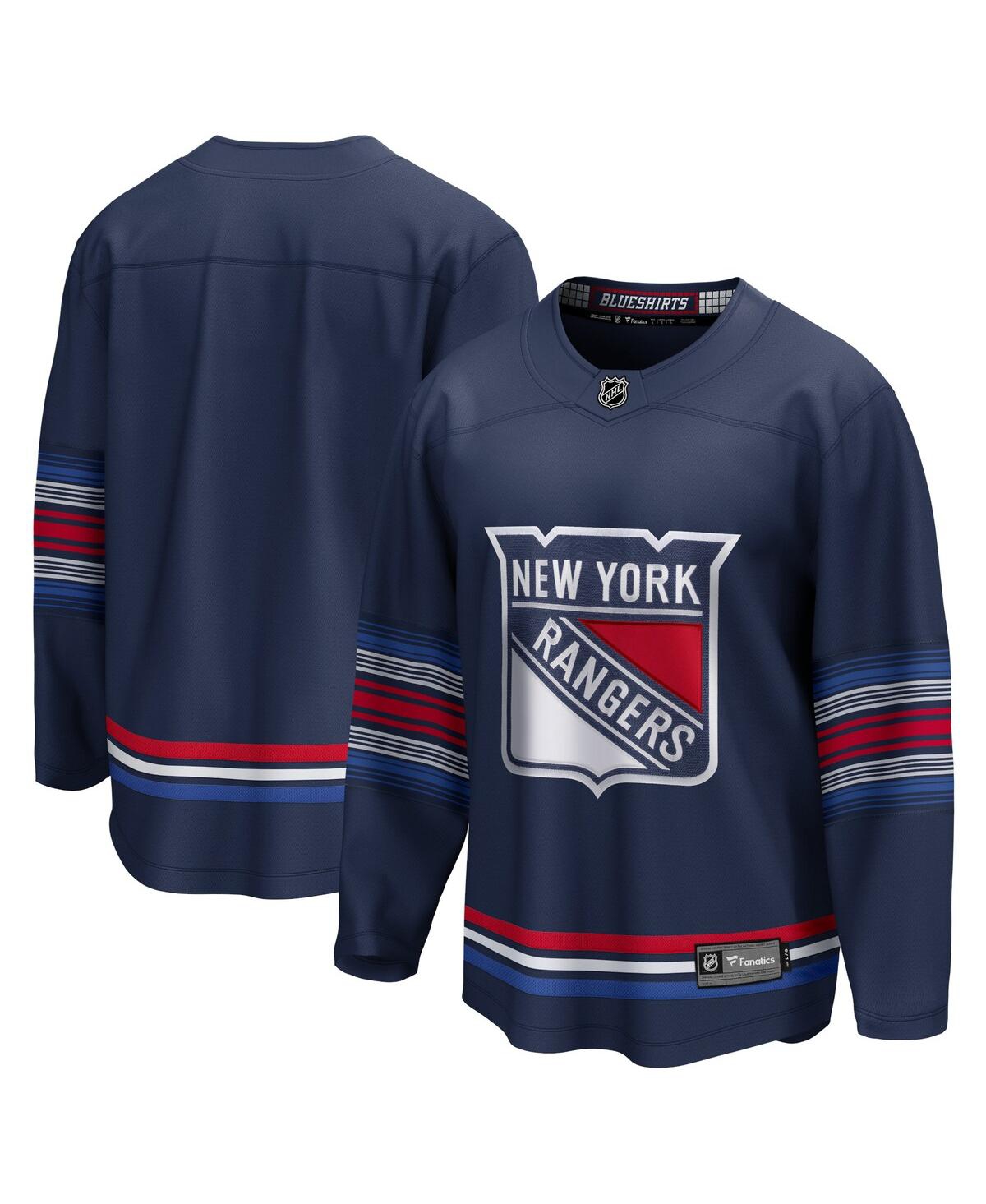 Men's Fanatics Navy New York Rangers Alternate Premier Breakaway Jersey - Navy