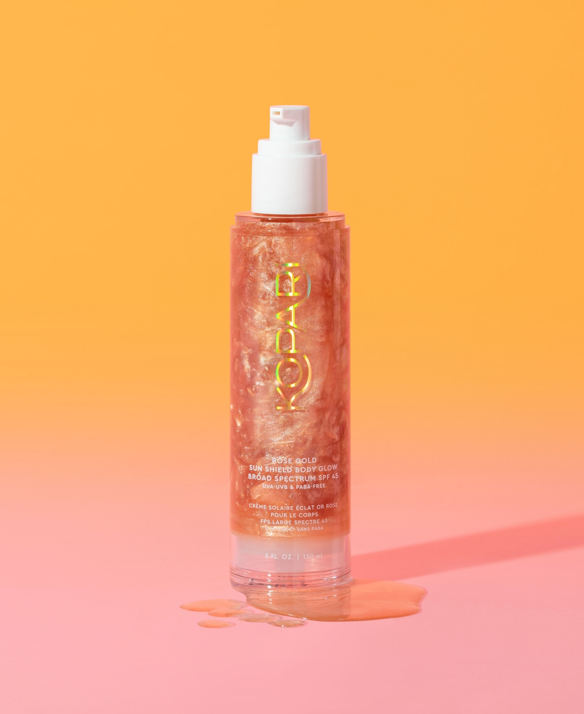 Kopari Beauty Golden Amber Sun Shield Body Glow Sunscreen Spf 30, 5 Oz. In No Color