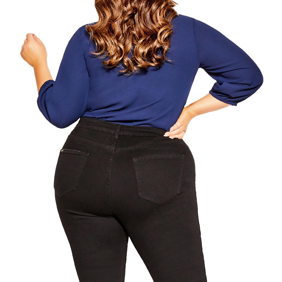 Plus Size Fling Elbow Sleeve Top