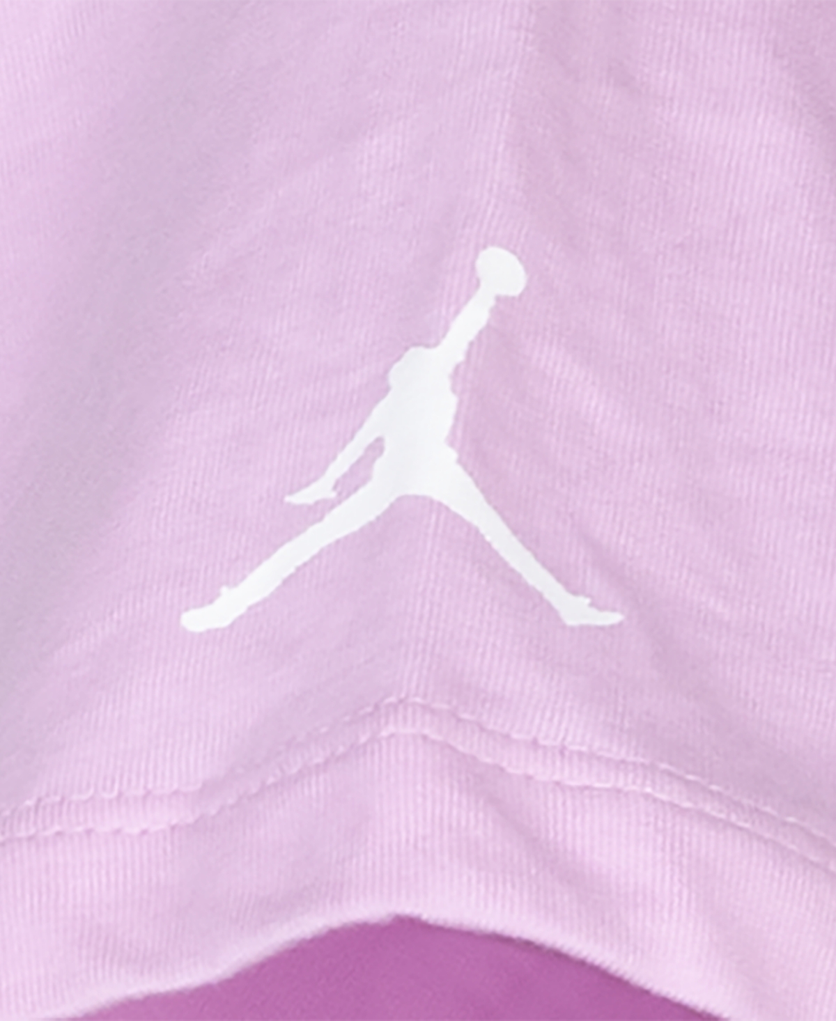 Shop Jordan Big Girls Air Flower Child Logo Short Sleeve Tee In Lt Arctic Pink