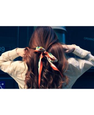 Silk Diamond Scarf Of Afternoon Garden